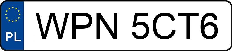 Numer rejestracyjny WPN 5CT6 posiada WARK --- - WPN5CT6 Numer rejestracyjny WPN 5CT6 posiada WARK --- - WPN5CT6