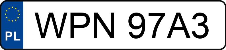 Numer rejestracyjny WPN 97A3 posiada OPEL ASTRA - WPN97A3 Numer rejestracyjny WPN 97A3 posiada OPEL ASTRA - WPN97A3