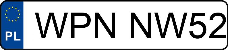 Numer rejestracyjny WPN NW52 posiada OPEL COMBO 1,6 - WPNNW52 Numer rejestracyjny WPN NW52 posiada OPEL COMBO 1,6 - WPNNW52
