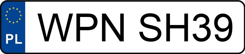 Numer rejestracyjny WPN SH39 posiada AUDI A6 - WPNSH39