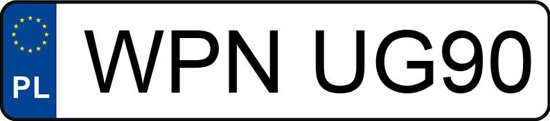 Numer rejestracyjny WPN UG90 posiada OPEL Astra IV Active MR`13 E5 Astra IV Active MR`13 E5 - WPNUG90