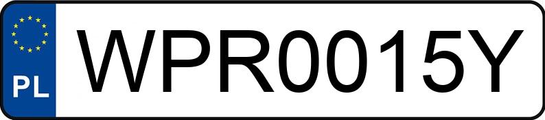 Numer rejestracyjny WPR 0015Y posiada LAMBORGHINI Urus MR`18 E6 Urus MR`18 E6 - WPR0015Y