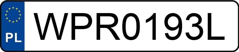 Numer rejestracyjny WPR 0193L posiada OPEL Movano 2.3 CDTI MR`20 E6d 3.3t L1H2 - WPR0193L