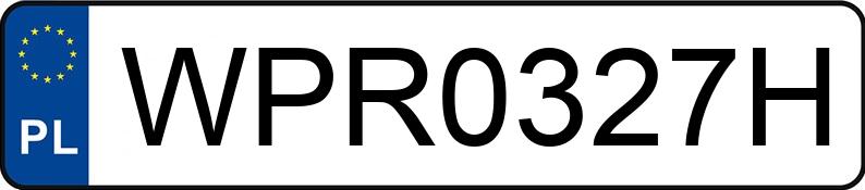 Numer rejestracyjny WPR 0327H posiada RENAULT KADJAR - WPR0327H Numer rejestracyjny WPR 0327H posiada RENAULT KADJAR - WPR0327H