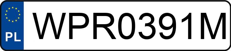 Numer rejestracyjny WPR 0391M posiada NISSAN Micra K12 1.2 MR`06 E4 Visia - WPR0391M