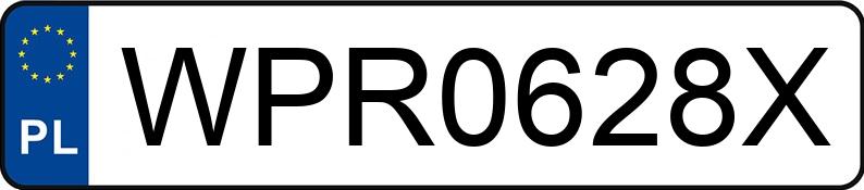 Numer rejestracyjny WPR 0628X posiada BMW 520 Diesel MR`23 E6d/e G60 xDrive Steptronic - WPR0628X