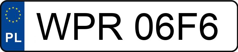 Numer rejestracyjny WPR 06F6 posiada MERCEDES-BENZ E 220 CDI 210 Classic - WPR06F6