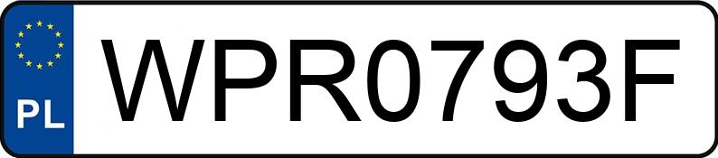 Numer rejestracyjny WPR 0793F posiada MERCEDES-BENZ C 220 CDI - WPR0793F