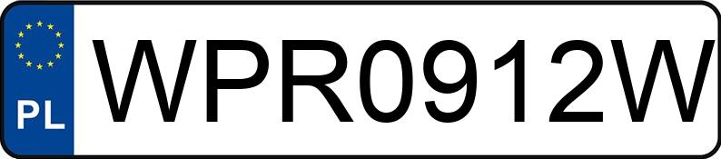 Numer rejestracyjny WPR 0912W posiada SKODA Octavia II 2.0 TDI-CR MR`09 E5 Elegance - WPR0912W