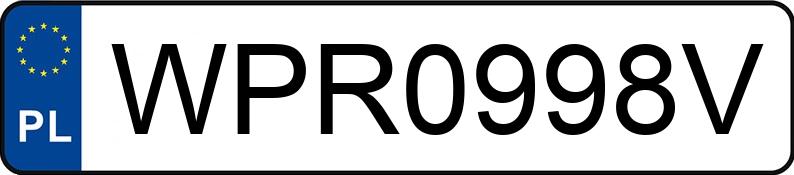 Numer rejestracyjny WPR 0998V posiada VOLKSWAGEN AMAROK - WPR0998V Numer rejestracyjny WPR 0998V posiada VOLKSWAGEN AMAROK - WPR0998V
