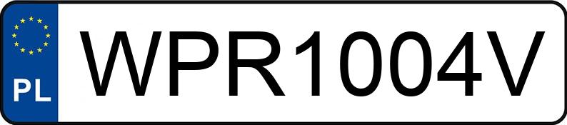 Numer rejestracyjny WPR 1004V posiada AUDI A5 Coupe 2.0 TFSI MR`12 E6 B8 A5 Coupe 2.0 TFSI MR`12 E6 B8 - WPR1004V