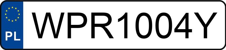 Numer rejestracyjny WPR 1004Y posiada AUDI A6 3.2 FSI Kat. MR`04 E3 4F A6 3.2 FSI Kat. MR`04 E3 4F - WPR1004Y