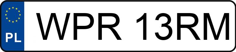 Numer rejestracyjny WPR 13RM posiada BMW 318 I - WPR13RM Numer rejestracyjny WPR 13RM posiada BMW 318 I - WPR13RM
