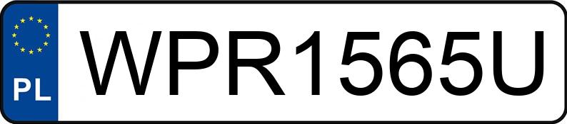 Numer rejestracyjny WPR 1565U posiada VOLVO FH VTC3T - WPR1565U