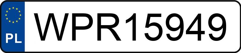 Numer rejestracyjny WPR 15949 posiada TOYOTA Avensis Wagon MR`03 E4 Sol Aut. - WPR15949 Numer rejestracyjny WPR 15949 posiada TOYOTA Avensis Wagon MR`03 E4 Sol Aut. - WPR15949