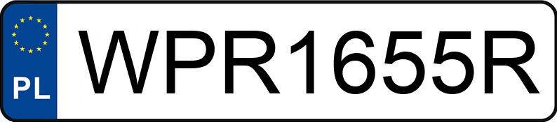 Numer rejestracyjny WPR 1655R posiada BMW 316i Kat. E36 316i Kat. E36 - WPR1655R