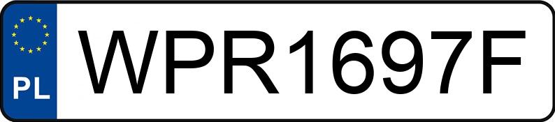 Numer rejestracyjny WPR 1697F posiada RENAULT CLIO - WPR1697F