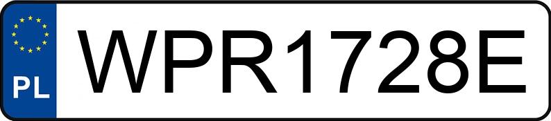 Numer rejestracyjny WPR 1728E posiada SAAB 9-5 - WPR1728E Numer rejestracyjny WPR 1728E posiada SAAB 9-5 - WPR1728E