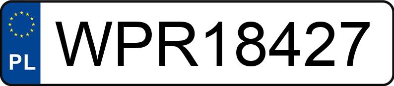Numer rejestracyjny WPR 18427 posiada ALFA ROMEO 155 - WPR18427 Numer rejestracyjny WPR 18427 posiada ALFA ROMEO 155 - WPR18427
