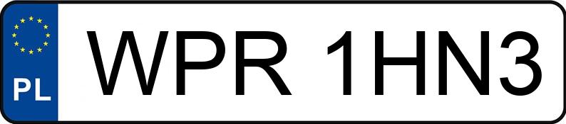 Numer rejestracyjny WPR 1HN3 posiada HONDA Szosowe od 600 ccm CB 1000 R+ Neo Sport Cafe - WPR1HN3