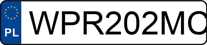 Die Registrierungsnummer WPR 202MC hat VOLVO FH - WPR202MC