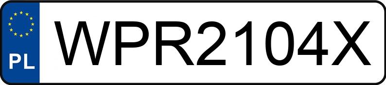 Numer rejestracyjny WPR 2104X posiada BMW 120i MR`19 E6d F40 Advantage Steptronic - WPR2104X Numer rejestracyjny WPR 2104X posiada BMW 120i MR`19 E6d F40 Advantage Steptronic - WPR2104X