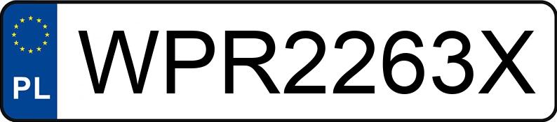 Numer rejestracyjny WPR 2263X posiada CITROEN DS3 1.6 16V e-HDI FAP MR`09 E5 So Chic - WPR2263X