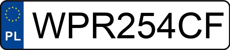 Numer rejestracyjny WPR 254CF posiada BMW 740i Kat. E38 740i Kat. E38 - WPR254CF