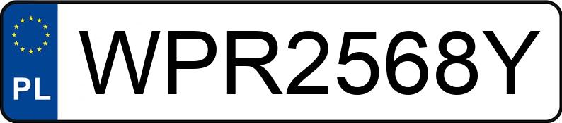 Numer rejestracyjny WPR 2568Y posiada BMW 530D - WPR2568Y
