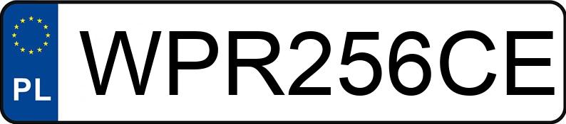 Numer rejestracyjny WPR 256CE posiada MERCEDES-BENZ G 320 CDI MR`06 E4 463 G 320 CDI MR`06 E4 463 - WPR256CE