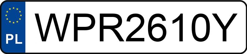 Numer rejestracyjny WPR 2610Y posiada OPEL INSIGNIA - WPR2610Y Numer rejestracyjny WPR 2610Y posiada OPEL INSIGNIA - WPR2610Y