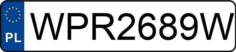 Numer rejestracyjny WPR 2689W posiada BMW 528i Kat. MR`95 E39 528i Kat. MR`95 E39 - WPR2689W