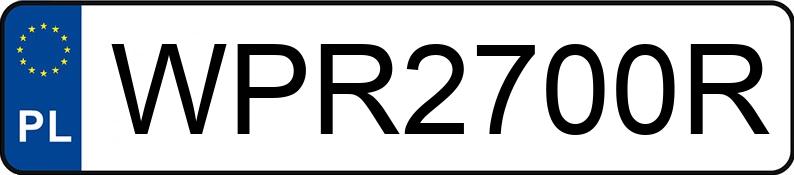Numer rejestracyjny WPR 2700R posiada MERCEDES-BENZ S 500 MR`13 E5 222 S 500 MR`13 E5 222 - WPR2700R