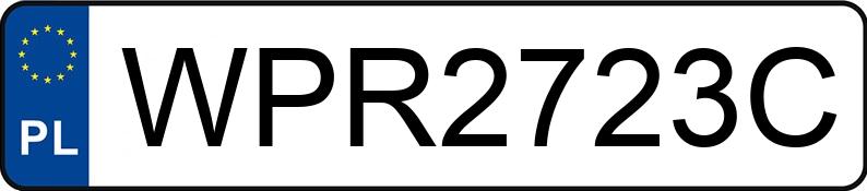 Numer rejestracyjny WPR 2723C posiada RENAULT Megane III Grandtour MR`14 E5 Life 110 - WPR2723C Numer rejestracyjny WPR 2723C posiada RENAULT Megane III Grandtour MR`14 E5 Life 110 - WPR2723C