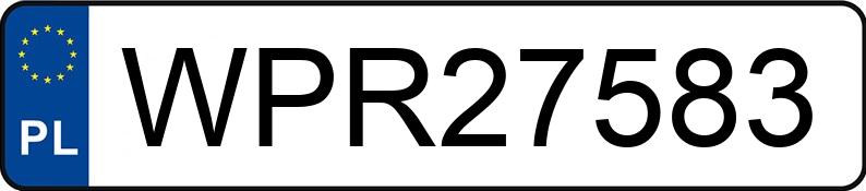 Numer rejestracyjny WPR 27583 posiada VOLKSWAGEN Touareg 2 4.2 TDi MR`11 E5 Tiptronic - WPR27583