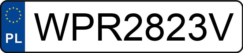 Numer rejestracyjny WPR 2823V posiada CHEVROLET (USA) Camaro 3.8 Kat. MR`95 Aut. - WPR2823V