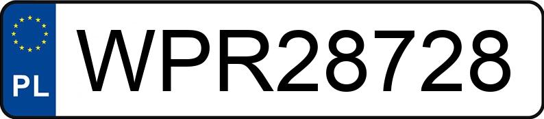 Numer rejestracyjny WPR 28728 posiada SAM NESTOR LORD - WPR28728