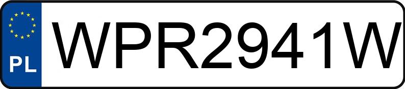 Numer rejestracyjny WPR 2941W posiada MAZDA 3 - 2.0 MR`24 E6 Prime-Line - WPR2941W