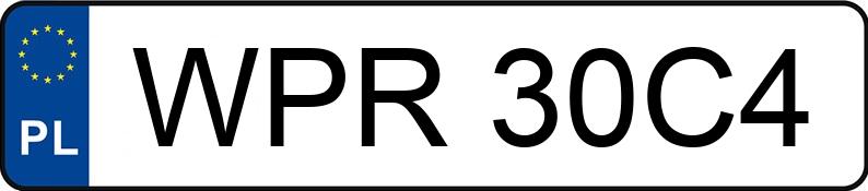 Numer rejestracyjny WPR 30C4 posiada RENAULT CLIO 1,4 - WPR30C4 Numer rejestracyjny WPR 30C4 posiada RENAULT CLIO 1,4 - WPR30C4