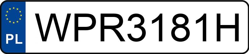 Numer rejestracyjny WPR 3181H posiada CITROEN C4 Picasso 1.6 e-HDI MR`11 E5 Selection MCP - WPR3181H