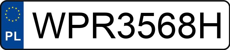 Numer rejestracyjny WPR 3568H posiada VOLKSWAGEN Golf VII Variant 1.6 TDI MR`17 E6 Highline BMT - WPR3568H