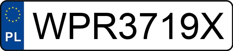 Numer rejestracyjny WPR 3719X posiada VOLKSWAGEN POLO - WPR3719X Numer rejestracyjny WPR 3719X posiada VOLKSWAGEN POLO - WPR3719X