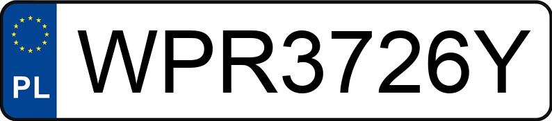 Numer rejestracyjny WPR 3726Y posiada LEXUS NX350H - WPR3726Y