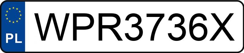 Numer rejestracyjny WPR 3736X posiada AUDI S4 Avant Quattro 4.2 Kat. MR`00 E3 8E S4 Avant Quattro 4.2 Kat. MR`00 E3 8E - WPR3736X
