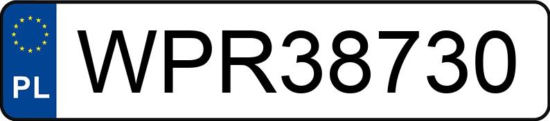 Numer rejestracyjny WPR 38730 posiada RENAULT MEGANE - WPR38730