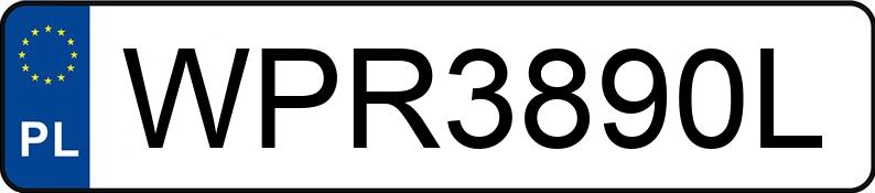 Numer rejestracyjny WPR 3890L posiada SEAT Ibiza 1.0 EcoTSI MR`21 E6d Style - WPR3890L