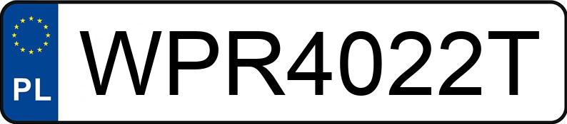 Numer rejestracyjny WPR 4022T posiada VOLVO FH VTC3T - WPR4022T