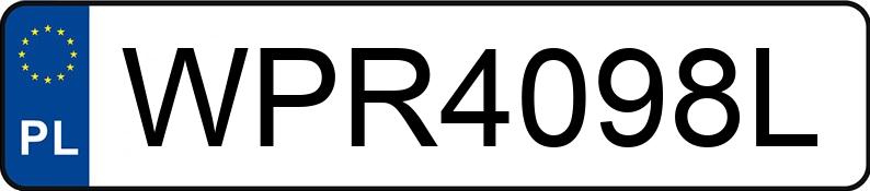 Numer rejestracyjny WPR 4098L posiada TOYOTA Corolla 1.2 Turbo MR`19 E6 Comfort - WPR4098L