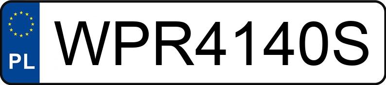 Numer rejestracyjny WPR 4140S posiada IVECO 35S13 Turbo Daily MR`99 E3 3.5t 35S13 V - WPR4140S