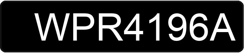 Numer rejestracyjny WPR 4196A posiada NIEWIADÓW A2001 - WPR4196A